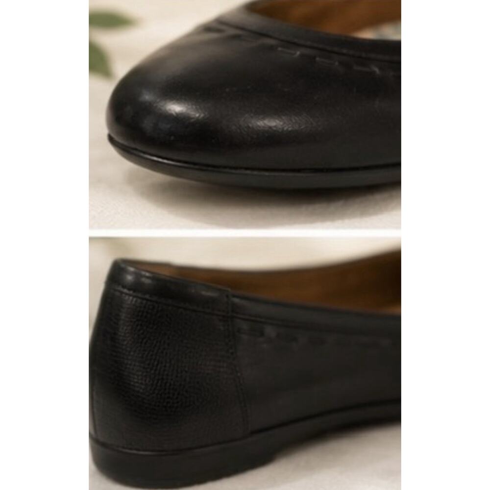 Cobb Hill Black Leather Ballet Flats Women’s Size 6.5 Comfort Shoes New - Picture 5 of 6